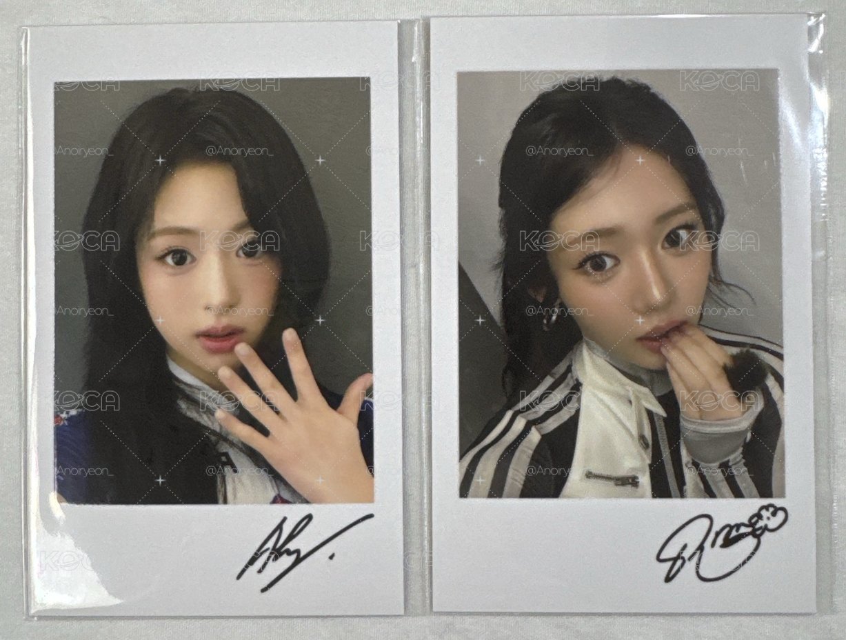 ˚⊹ᡣ𐭩BABYMONSTER 寶怪 2026-27世巡 日本場週 線上購買限定 特典卡 兩張