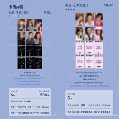 已申請發貨 · BM CHOOM星光卡