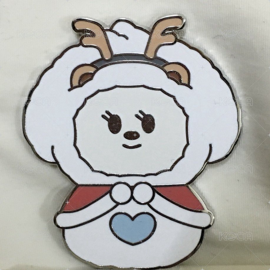 嘻嘻雪人徽章