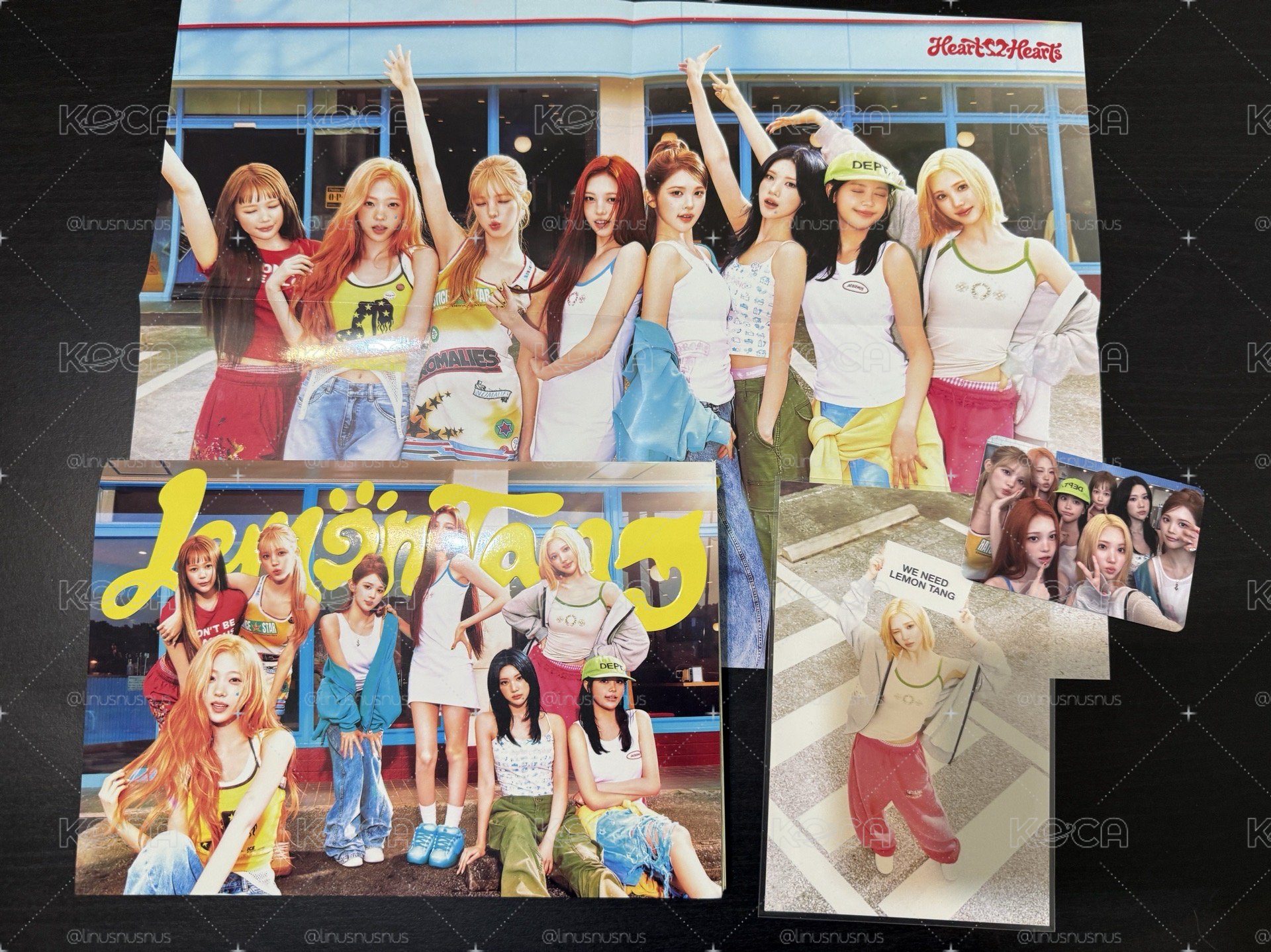 Hearts2Hearts 迷二專輯PB Lemon Beach ver. Sun ver. JIWOO