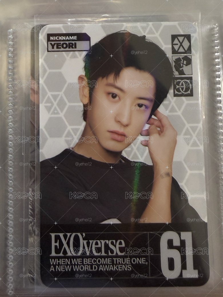EXO CHANYEOL 朴燦烈 EXO’verse隨機卡包 閃卡