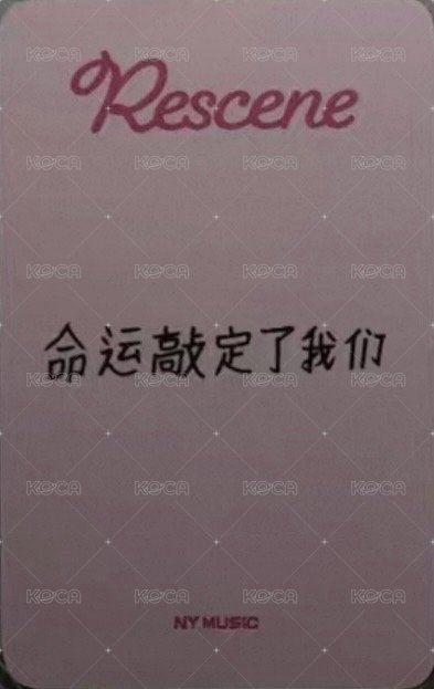 lip bomb ny 南京線下 簽售卡  背面