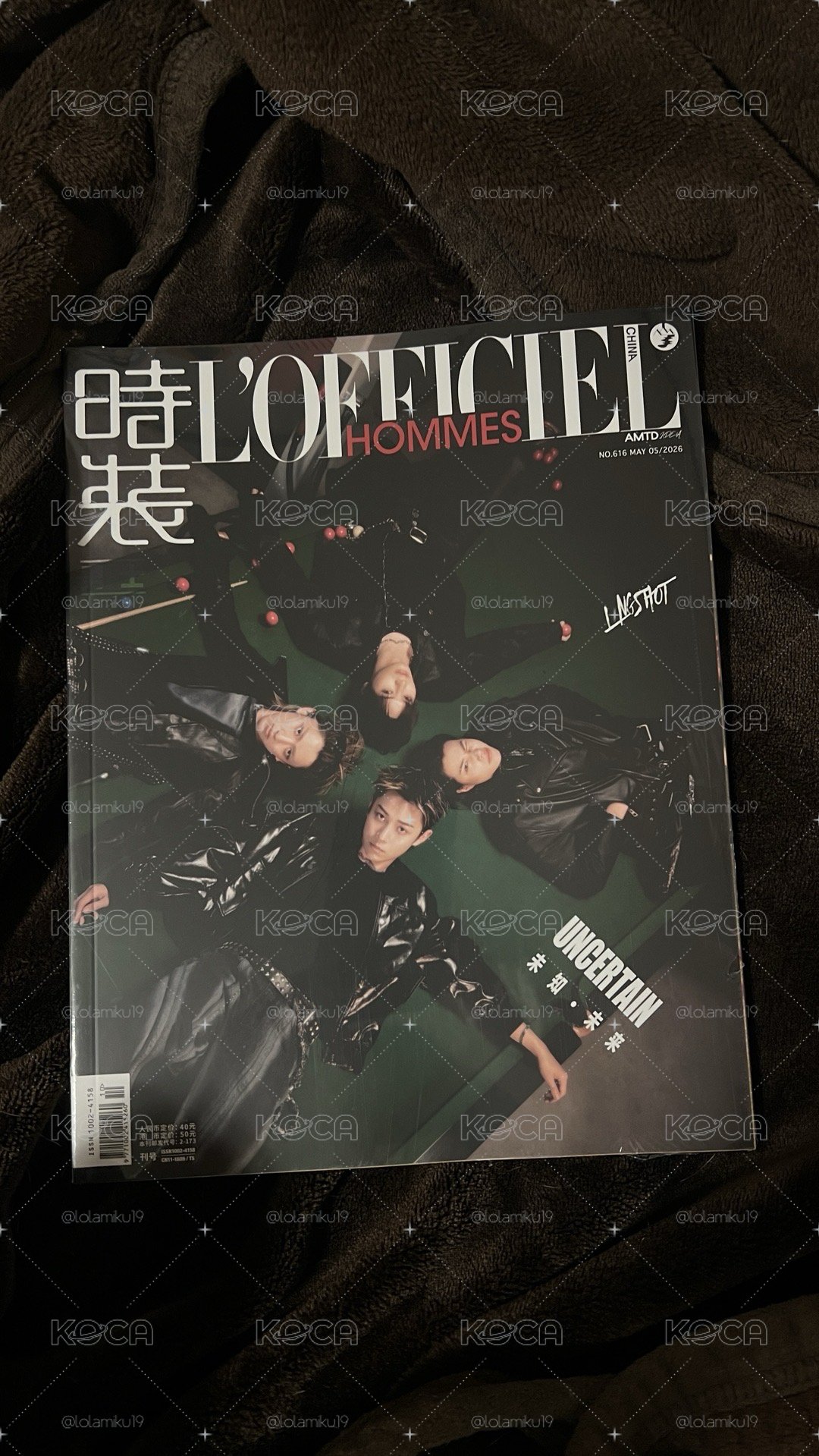 時裝男士雜誌（團體）全新未拆