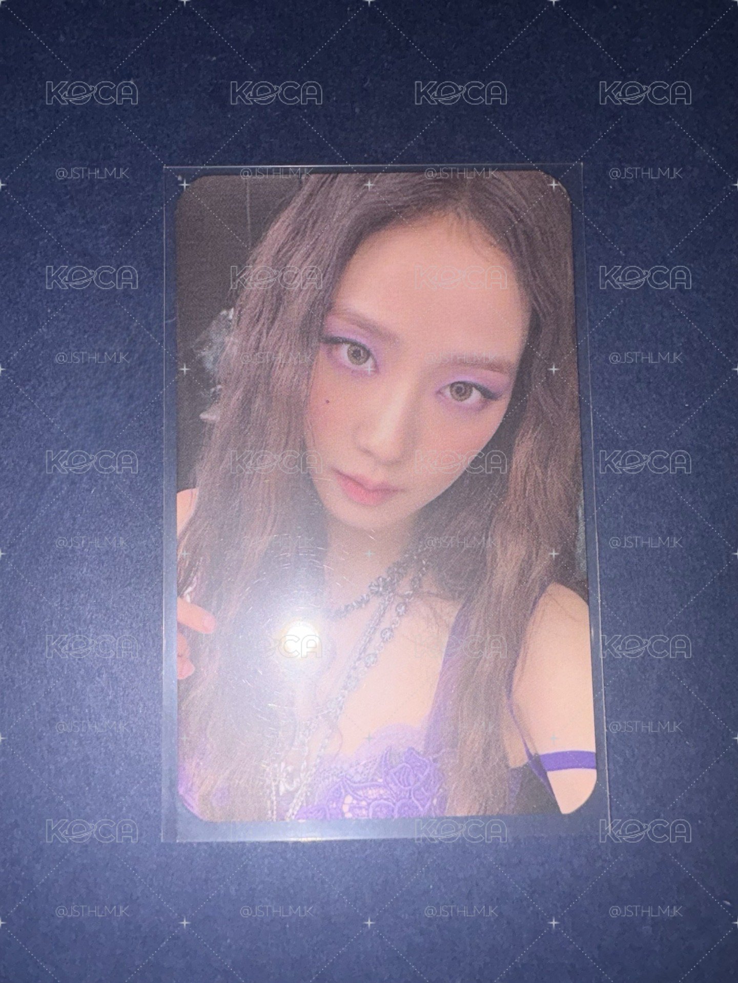 JISOO ME FLOWER打歌卡