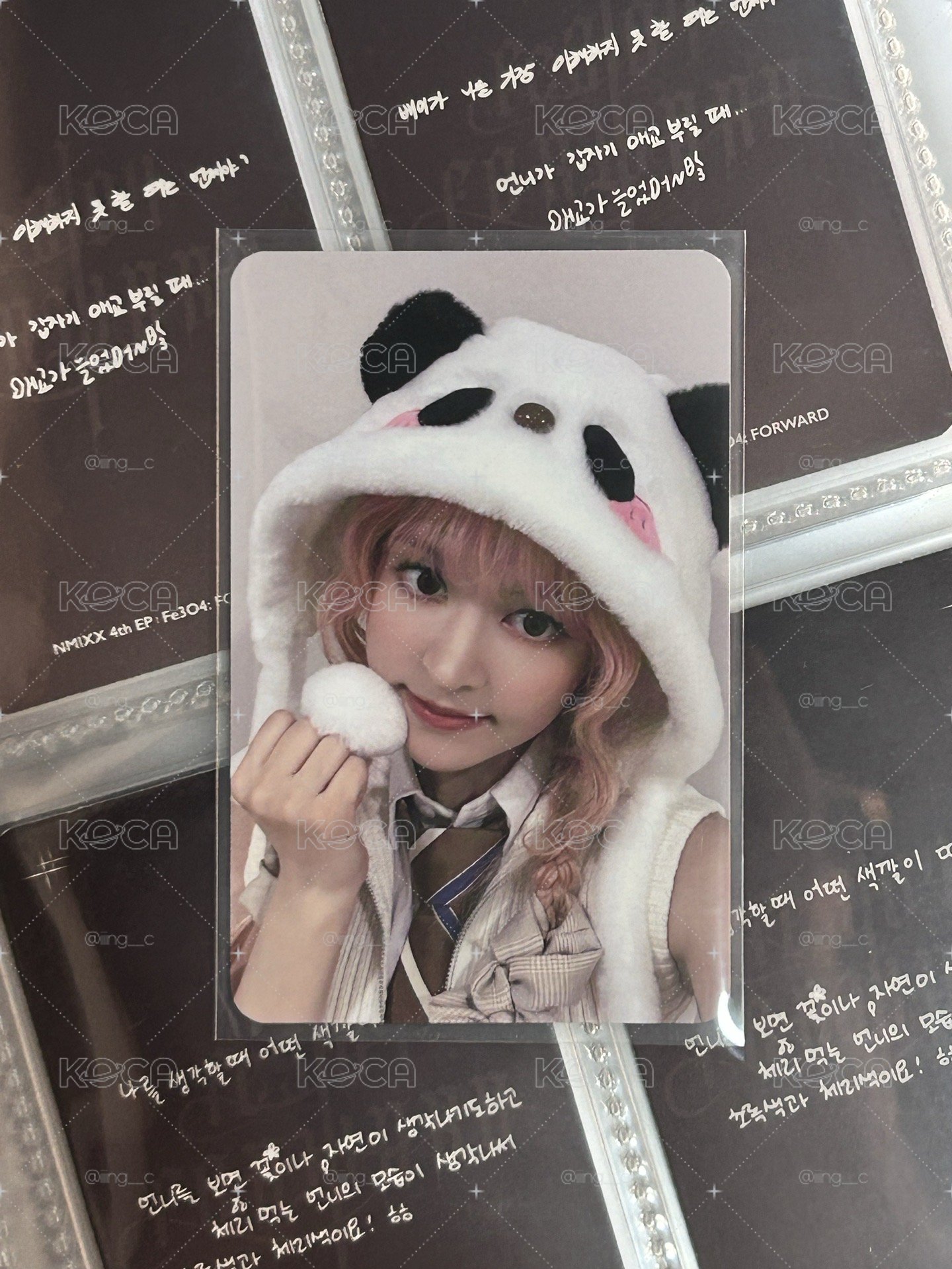 NMIXX Lily expérgo MS2.0 幸運卡