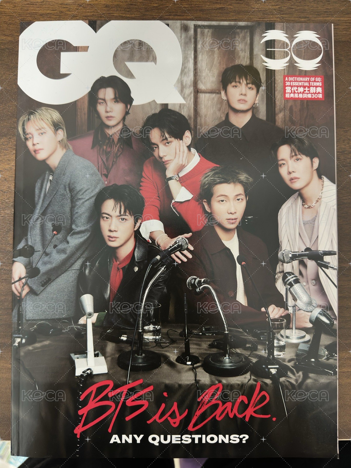 GQ防彈團體雜誌