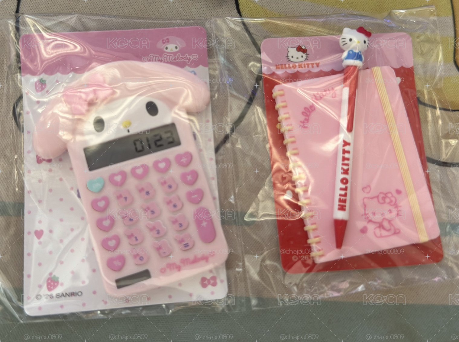 迷你文具系列 美樂蒂計算機kitty 筆記本盲盒