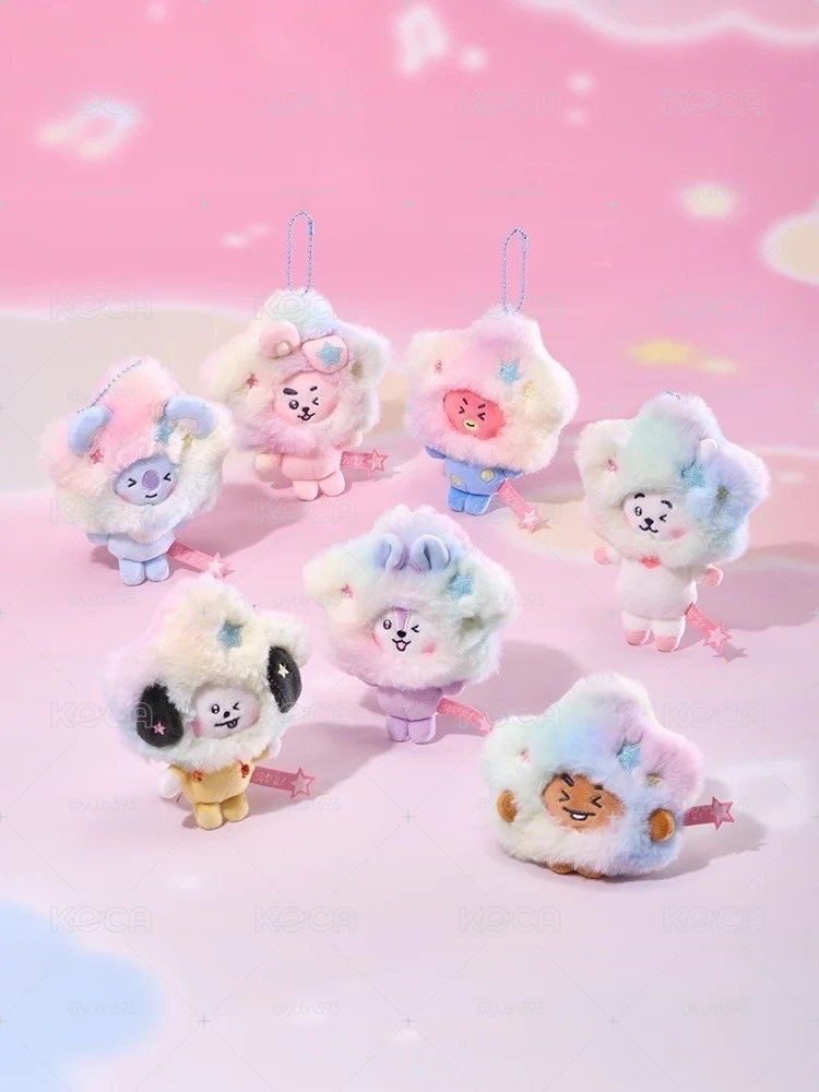 BT21 Beyond The Journey彩虹星星娃吊飾