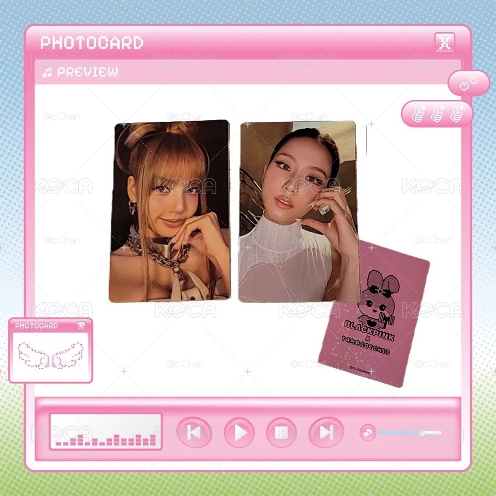 Blackpink X Tamagotchi 滿額小卡Lisa
