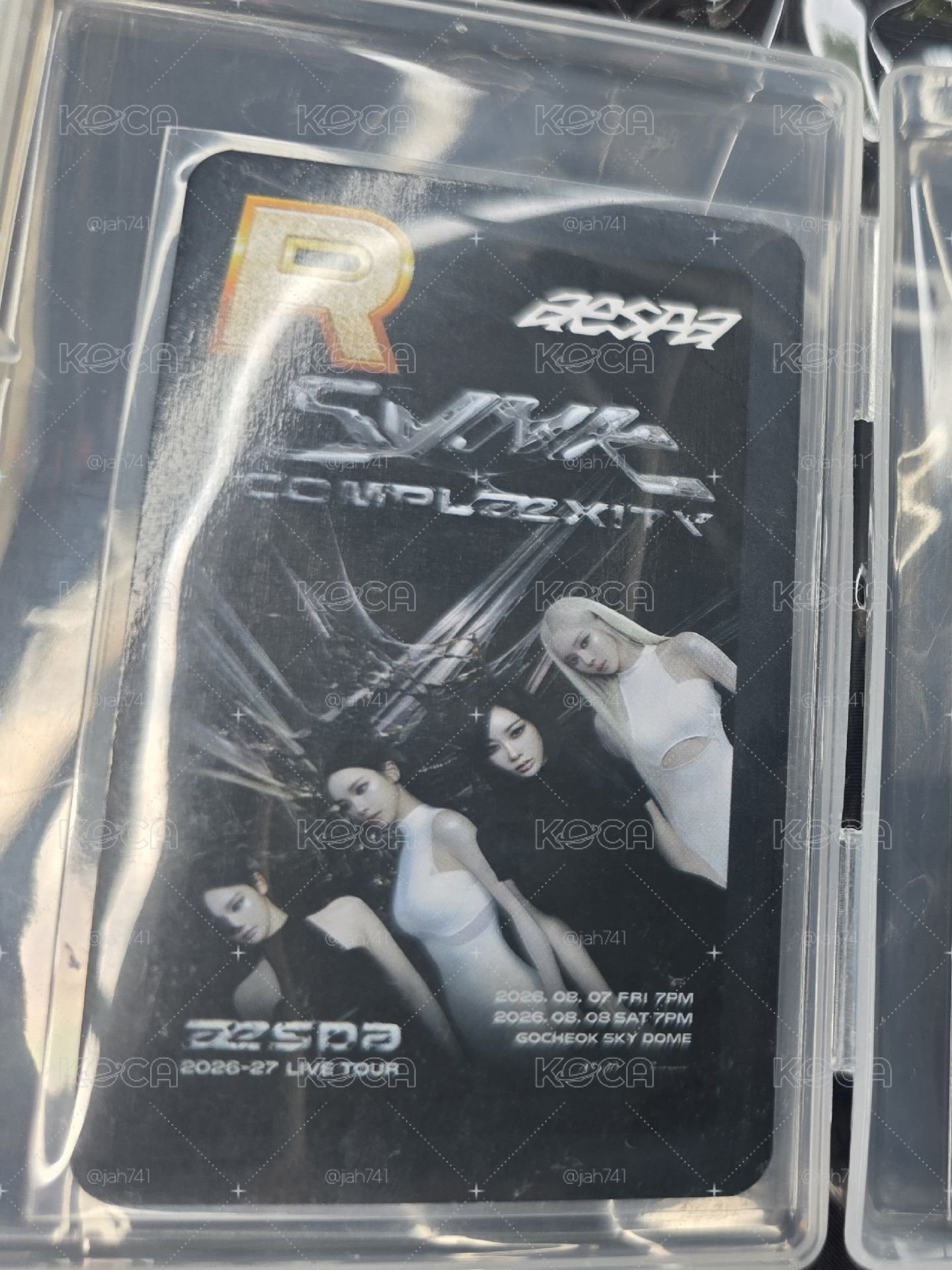 aespa 首爾演唱會 遊戲卡 團卡