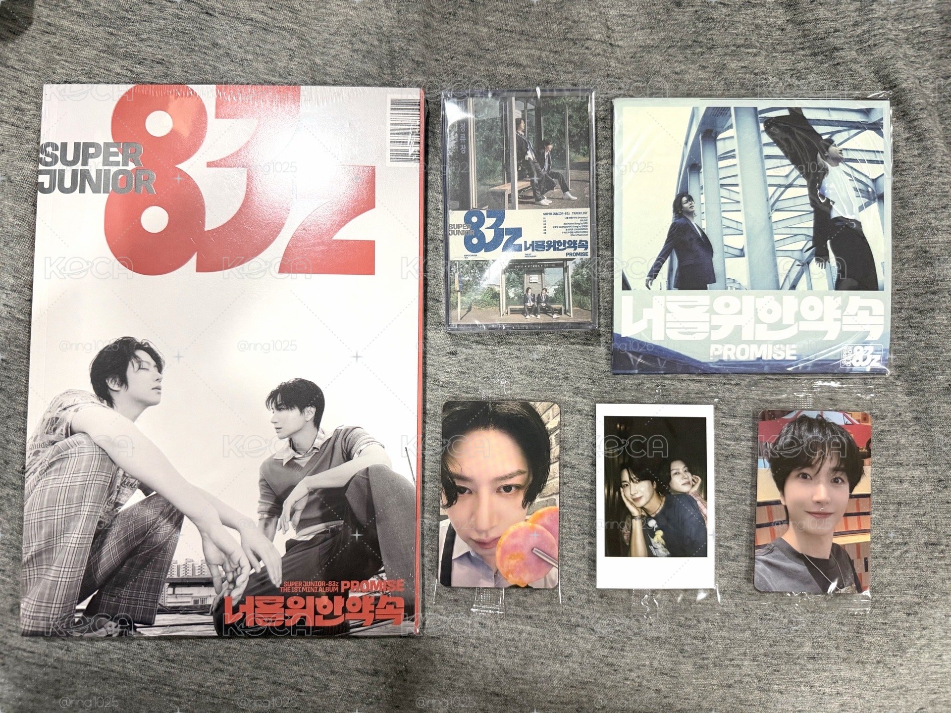 83z 全新未拆 K4 三版本全專+特典一套三張［小卡希澈/利特各一+雙人捧臉合照拍立得］/專輯[PB+海報+卡帶]