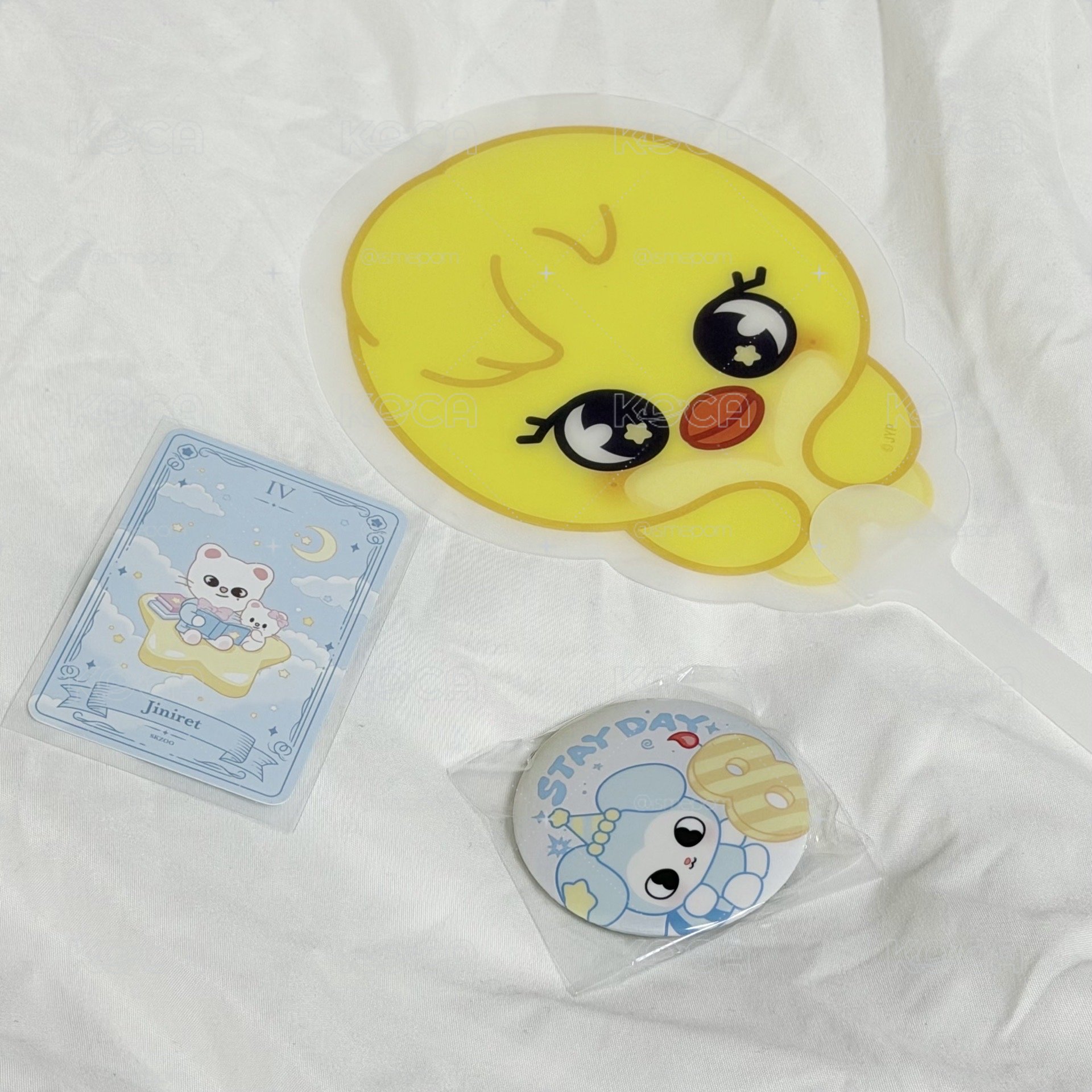 菲入場禮扇子+辰生咖塔羅牌+生咖徽章