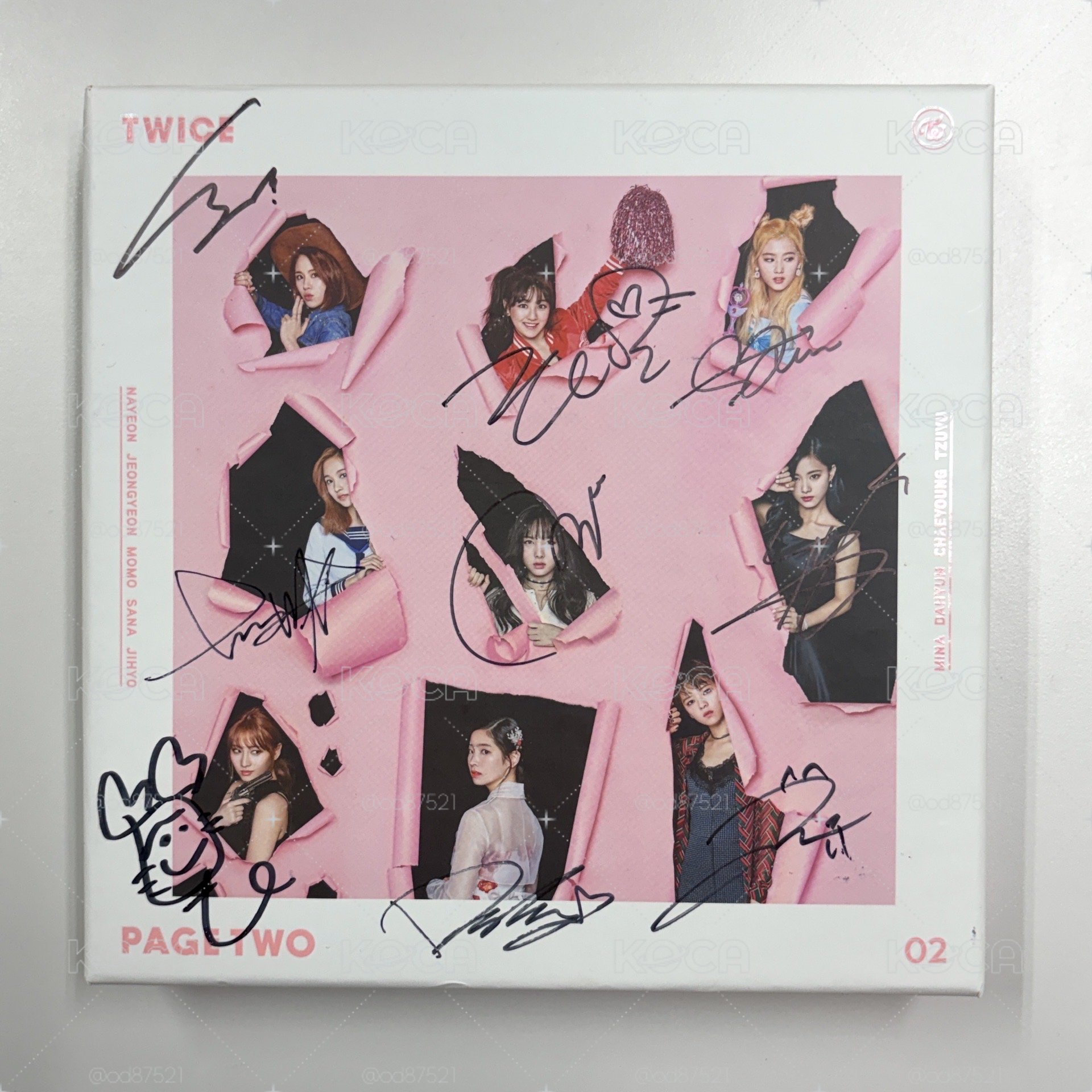 TWICE 迷二 簽名專輯