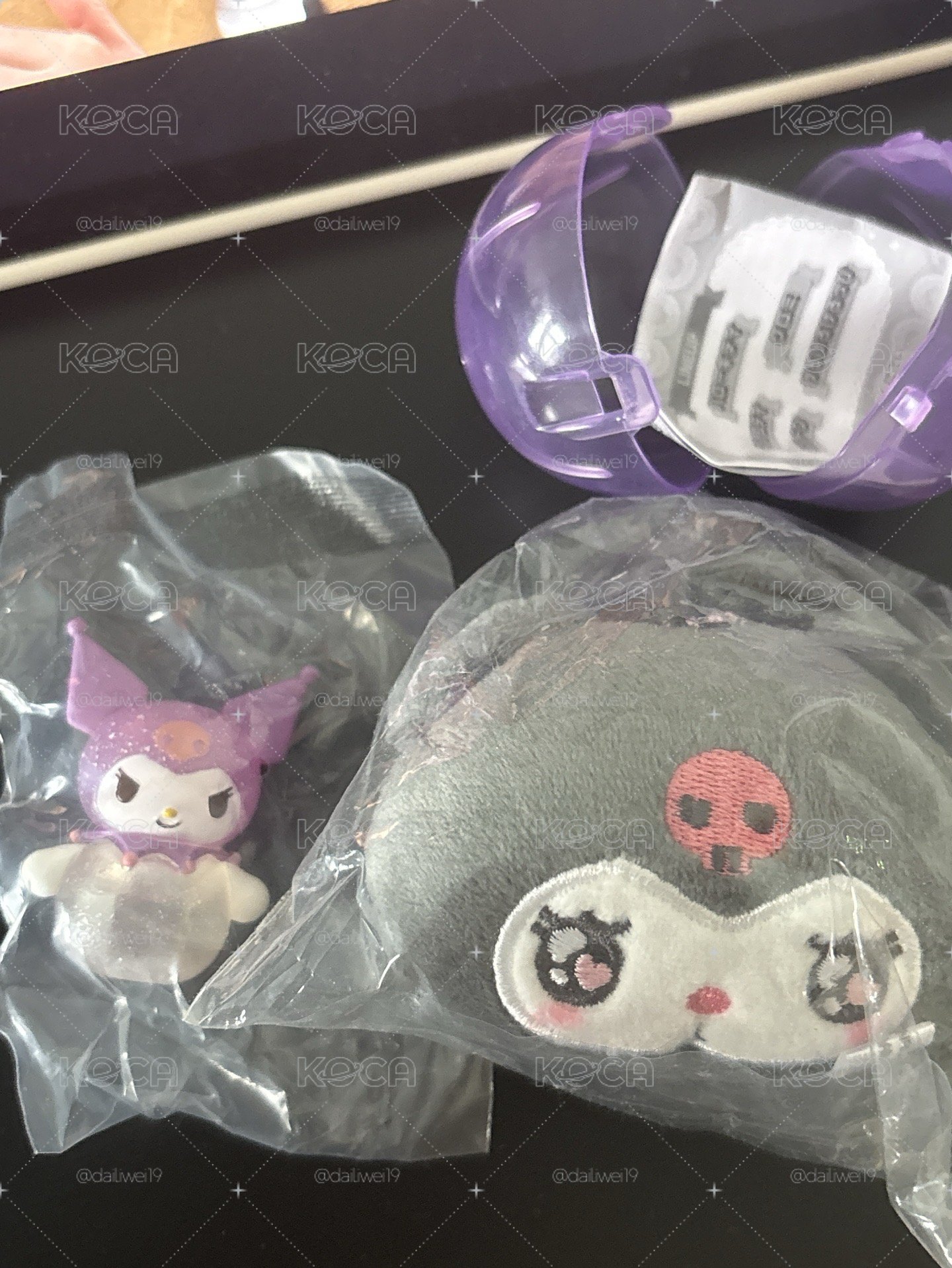 庫洛米扭蛋套組🖤💜