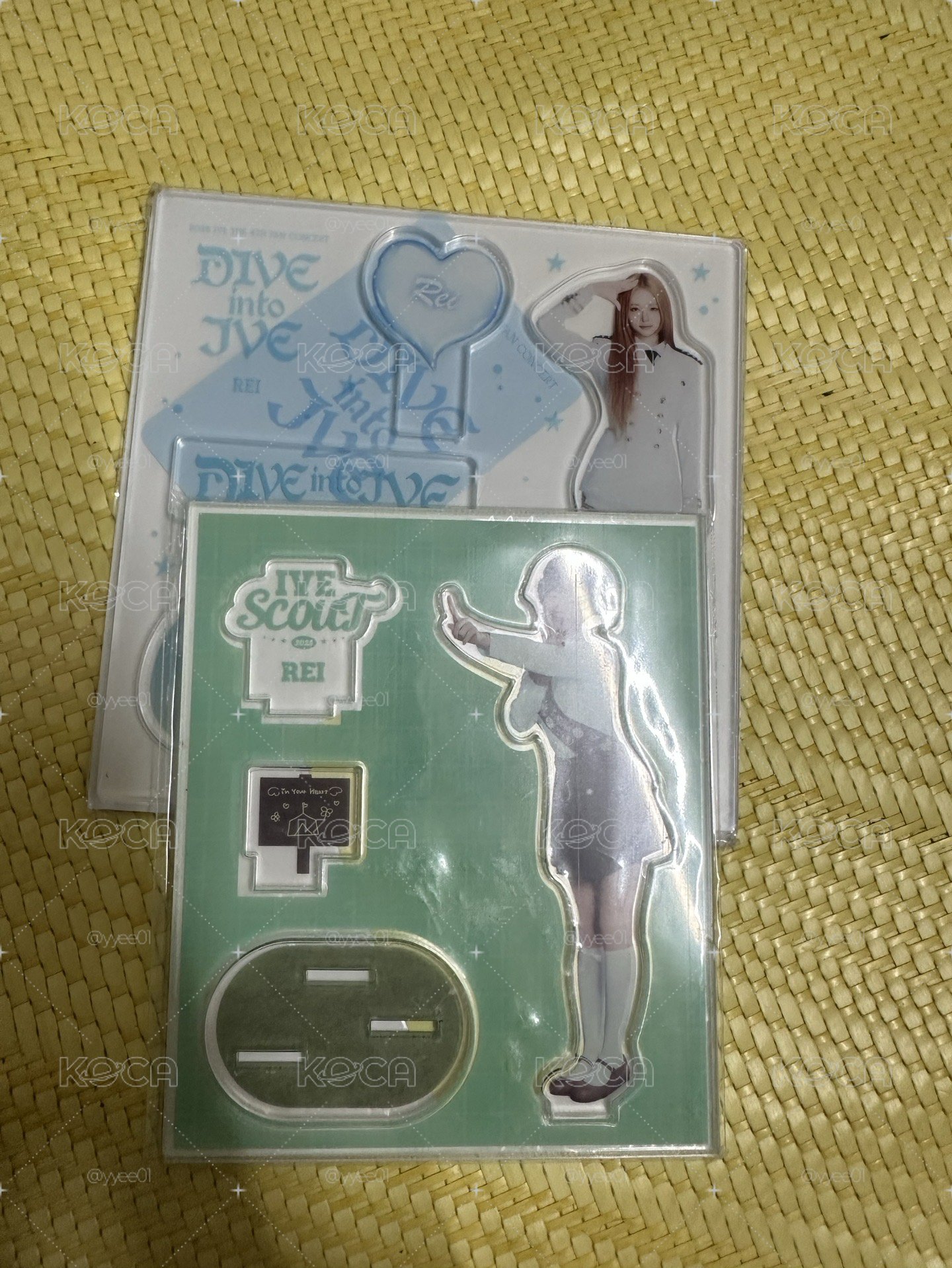 IVE見面會立牌 2個一組 分成員（不拆售）