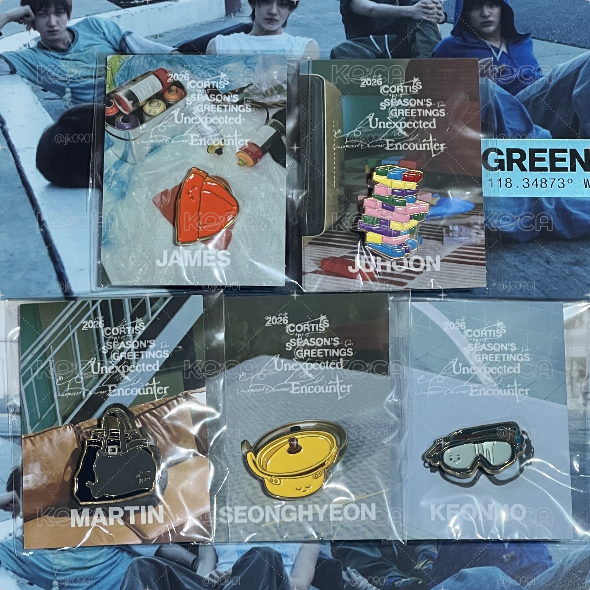 現貨 韓國線下快閃店 徽章一套