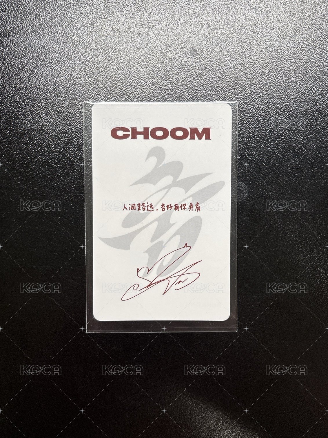 춤 (CHOOM) kms 特典卡 中背（原包裝出貨）