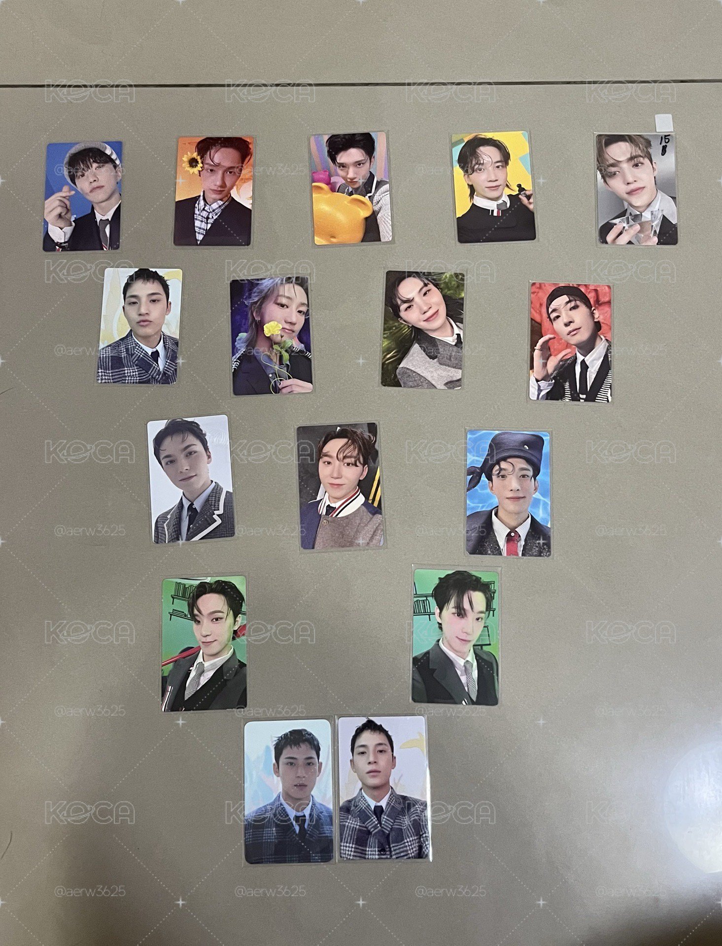 seventeen 專輯卡