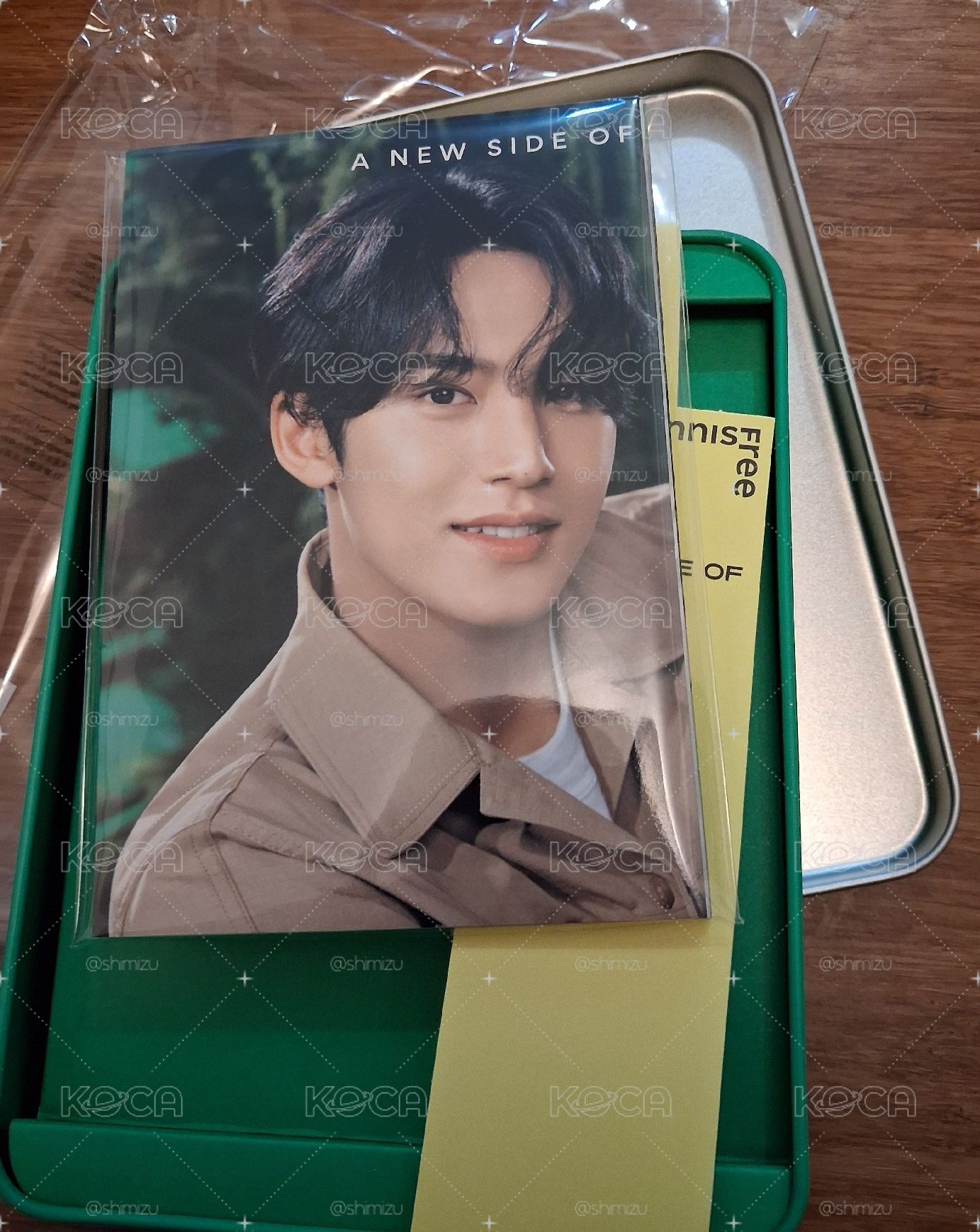 innisfree 玟奎代言明信片鐵盒（已絕版）
