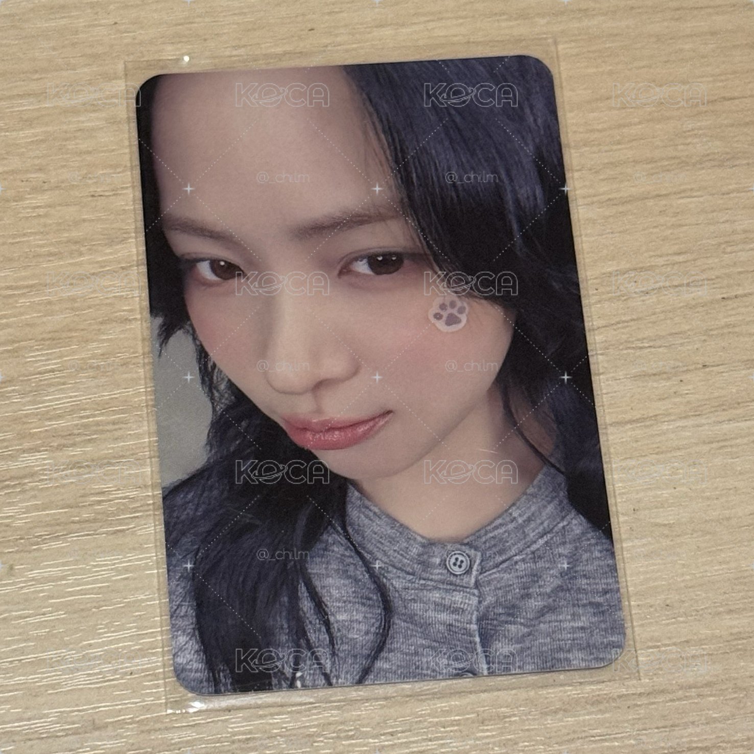 ITZY RYUJIN MS 線下LD特典卡