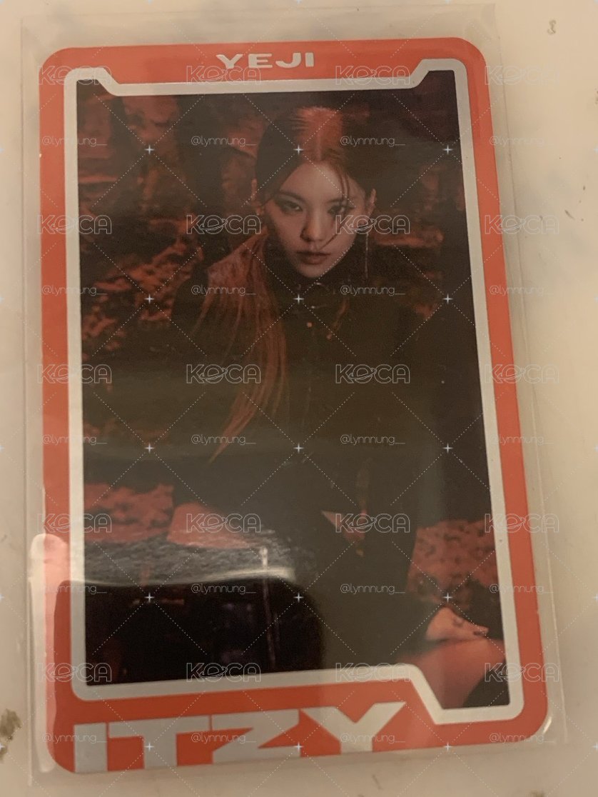 ITZY 專輯 電子專小卡