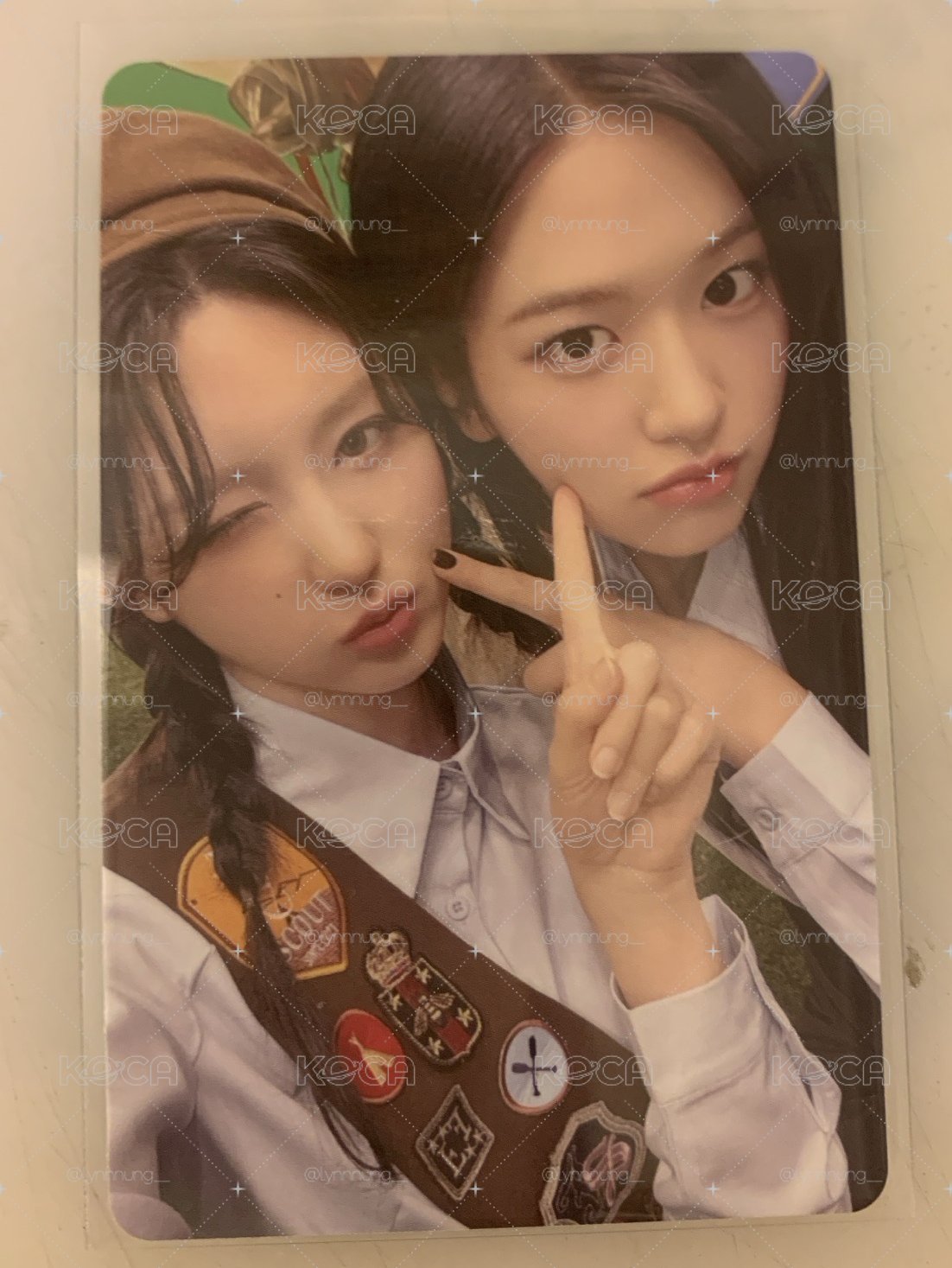 IVE scout卡包小卡