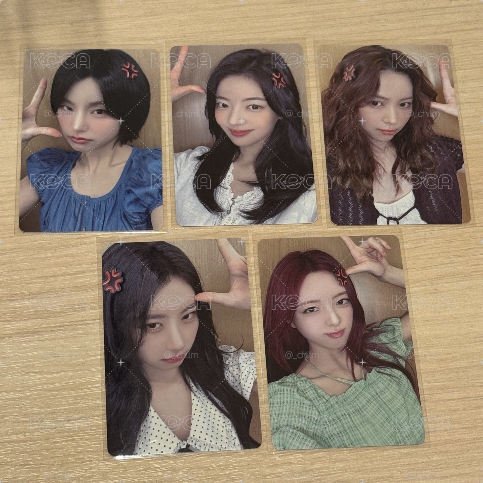 ITZY 全員 KMON 線下簽售 特典卡 中文卡背