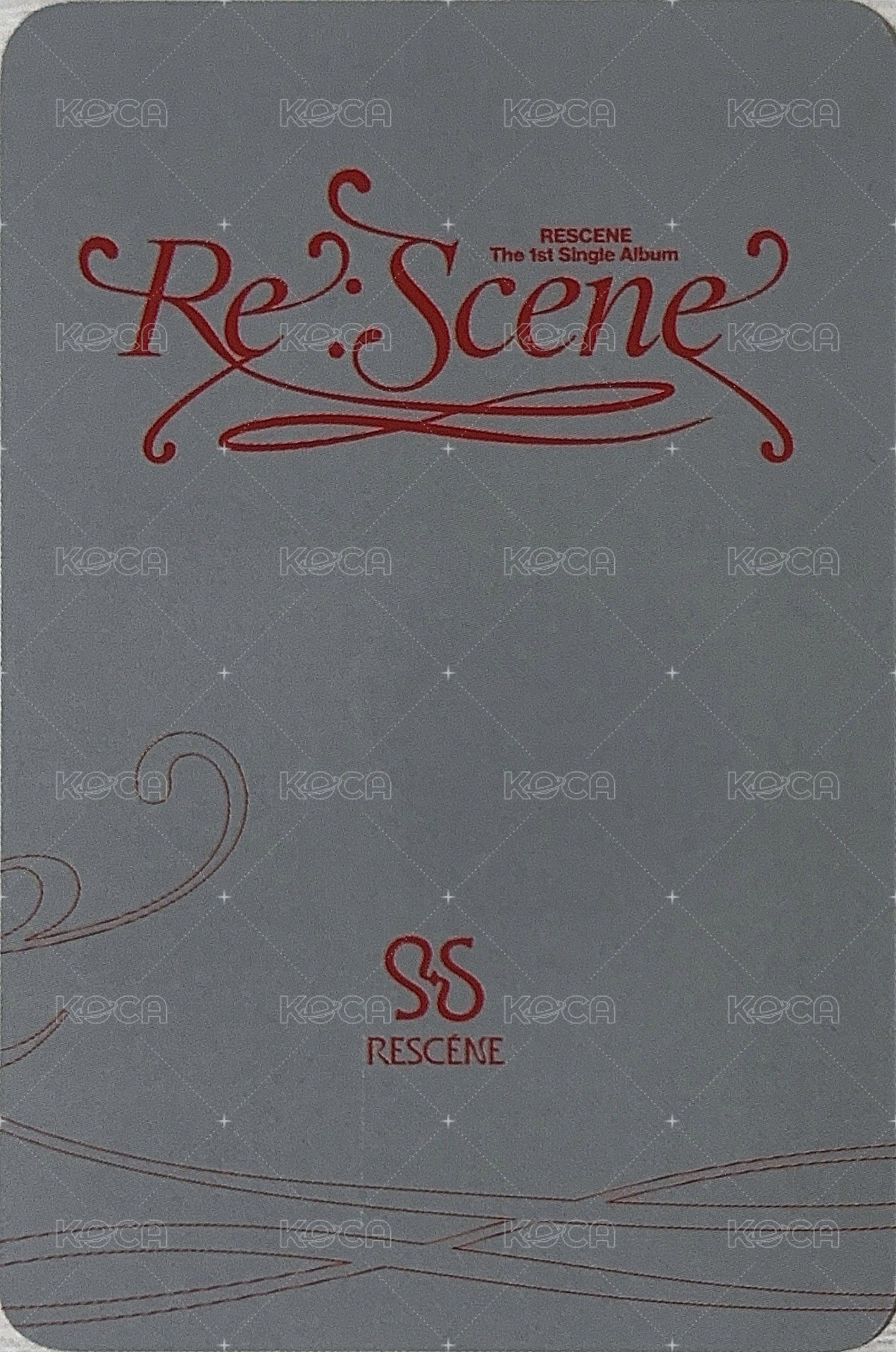 Re:Scene PLVE專ver1 專輯卡  背面