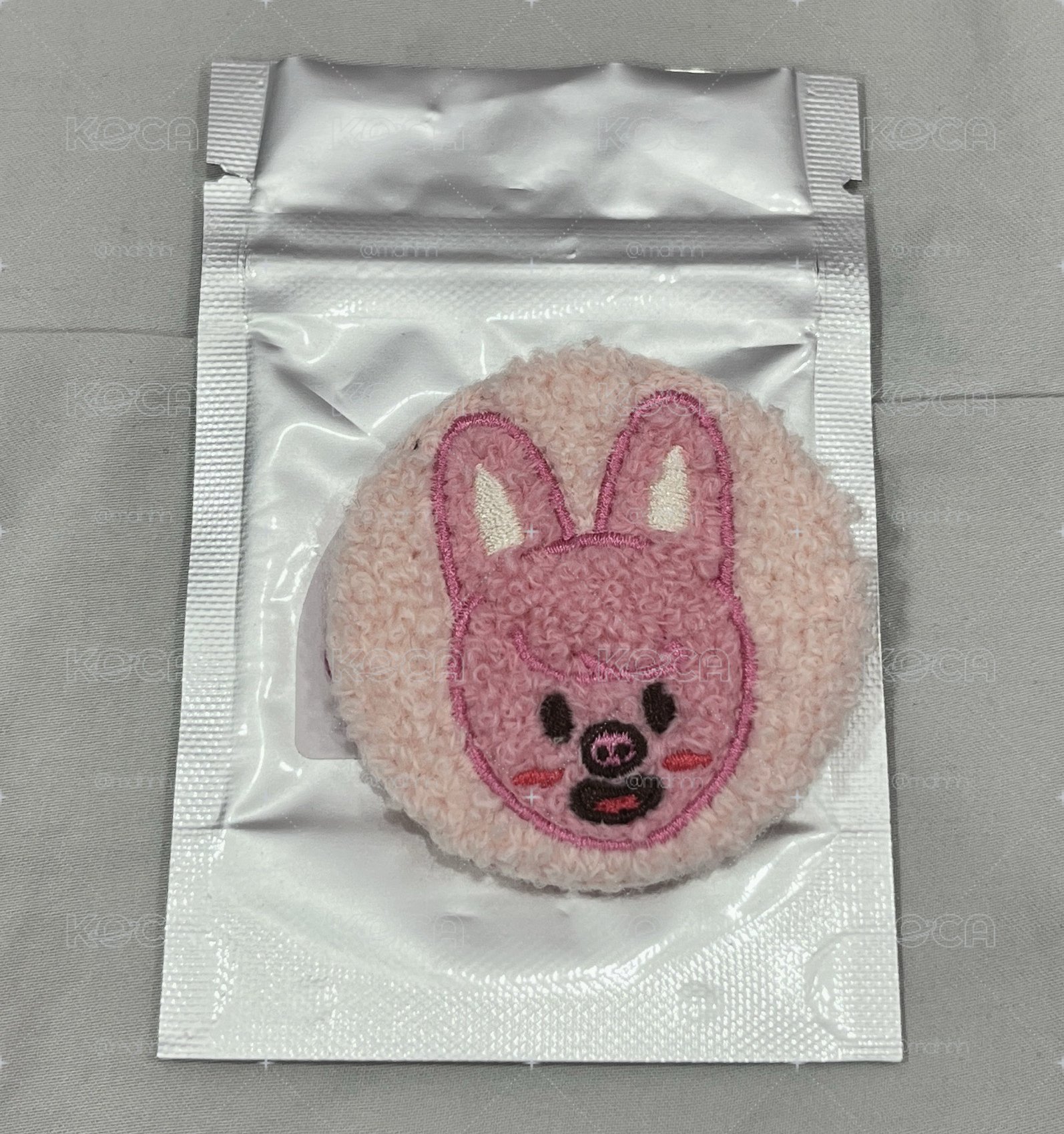 5th飯咪毛絨徽章 彬豆豆眼