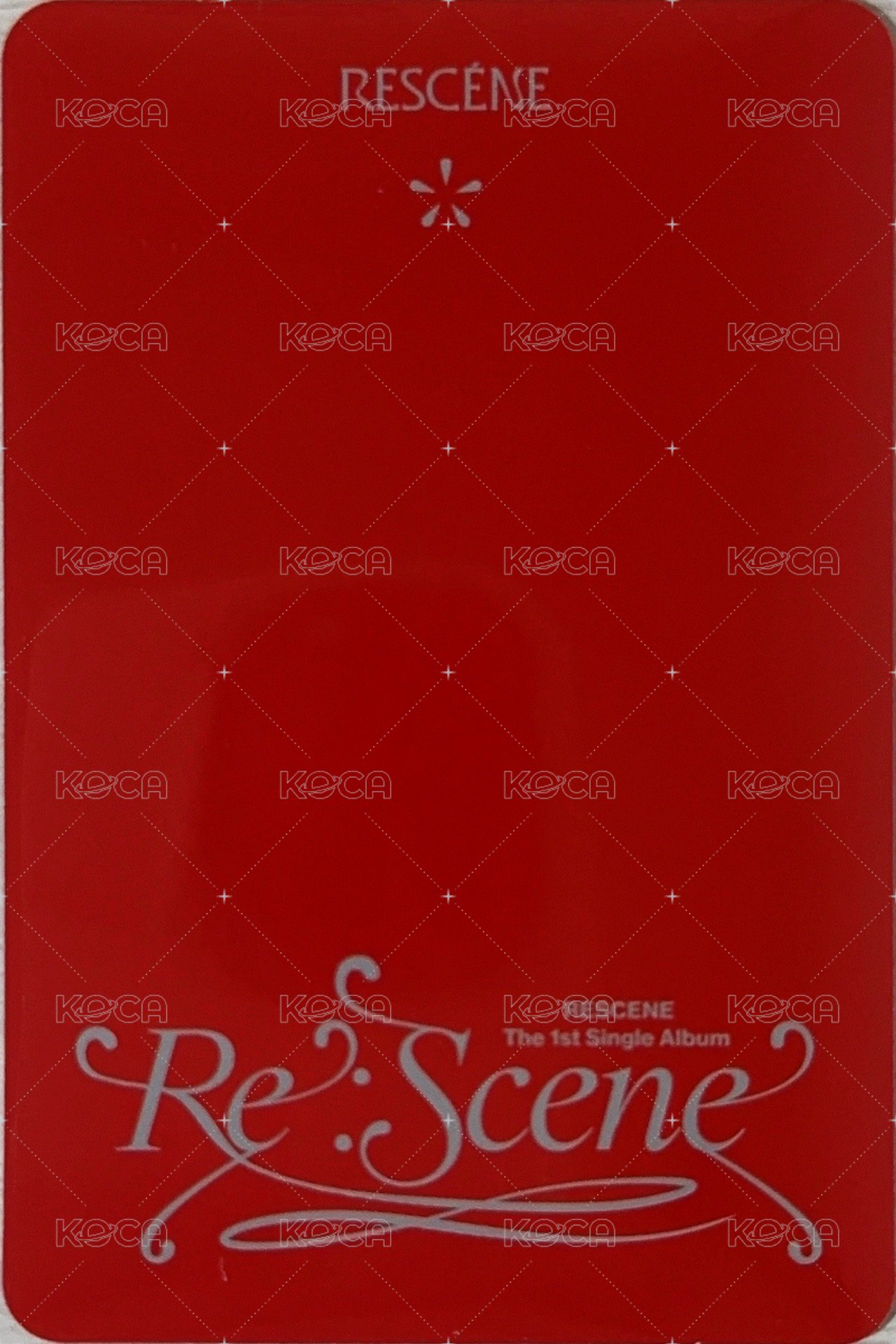 Re:Scene PB專灰版 專輯卡  背面