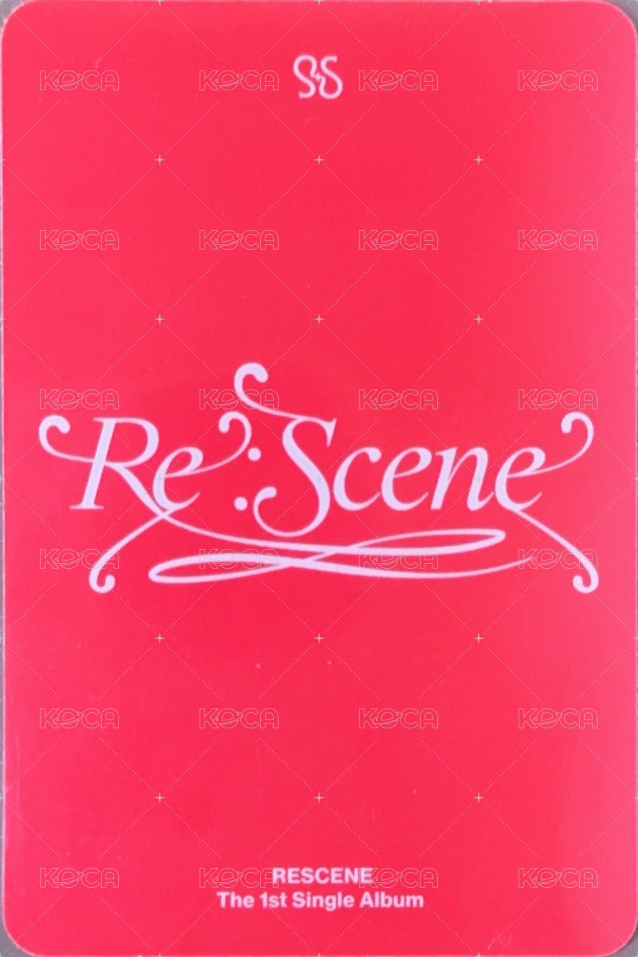 Re:Scene PB專紅版 專輯卡  背面