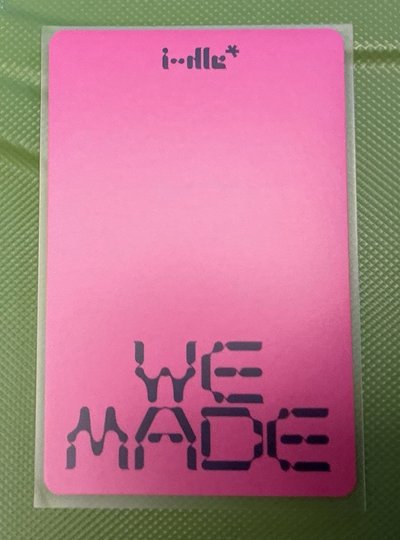 idle 田小娟 香水磚正版小卡