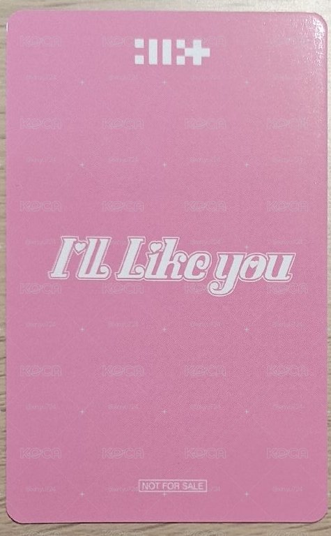 I'LL LIKE YOU 玧我 環球 預售特典卡 GLLIT ver.