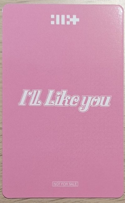 I'LL LIKE YOU 玧我 環球 預售特典卡 GLLIT ver.