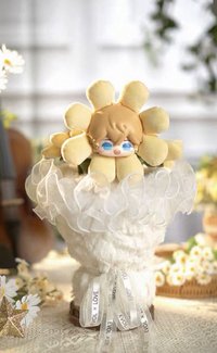 小憩繁花毛絨複合花束