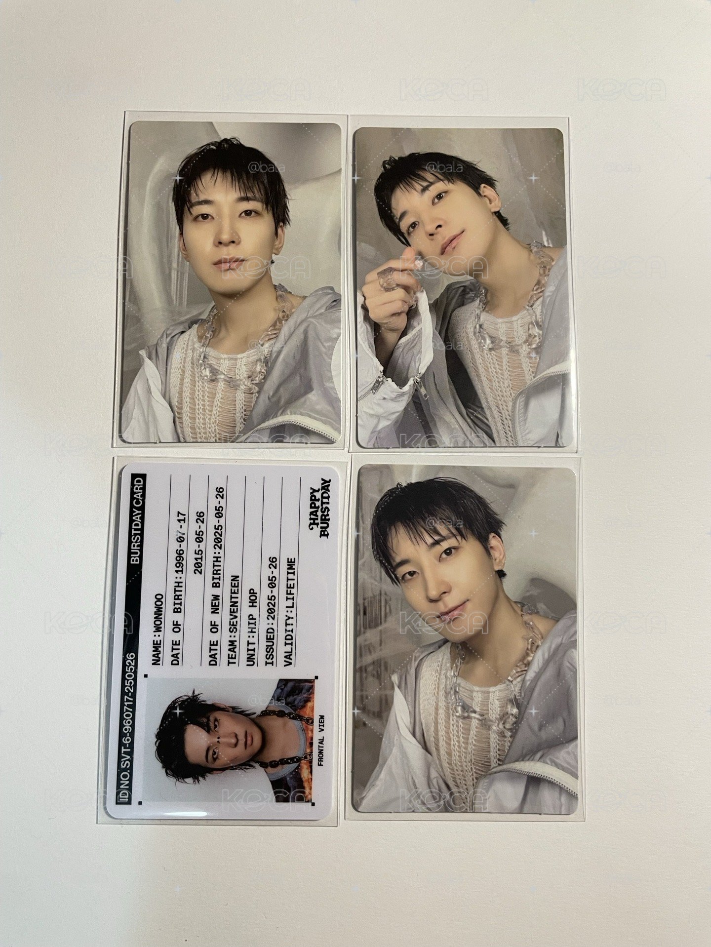 Wonwoo 正五專輯卡