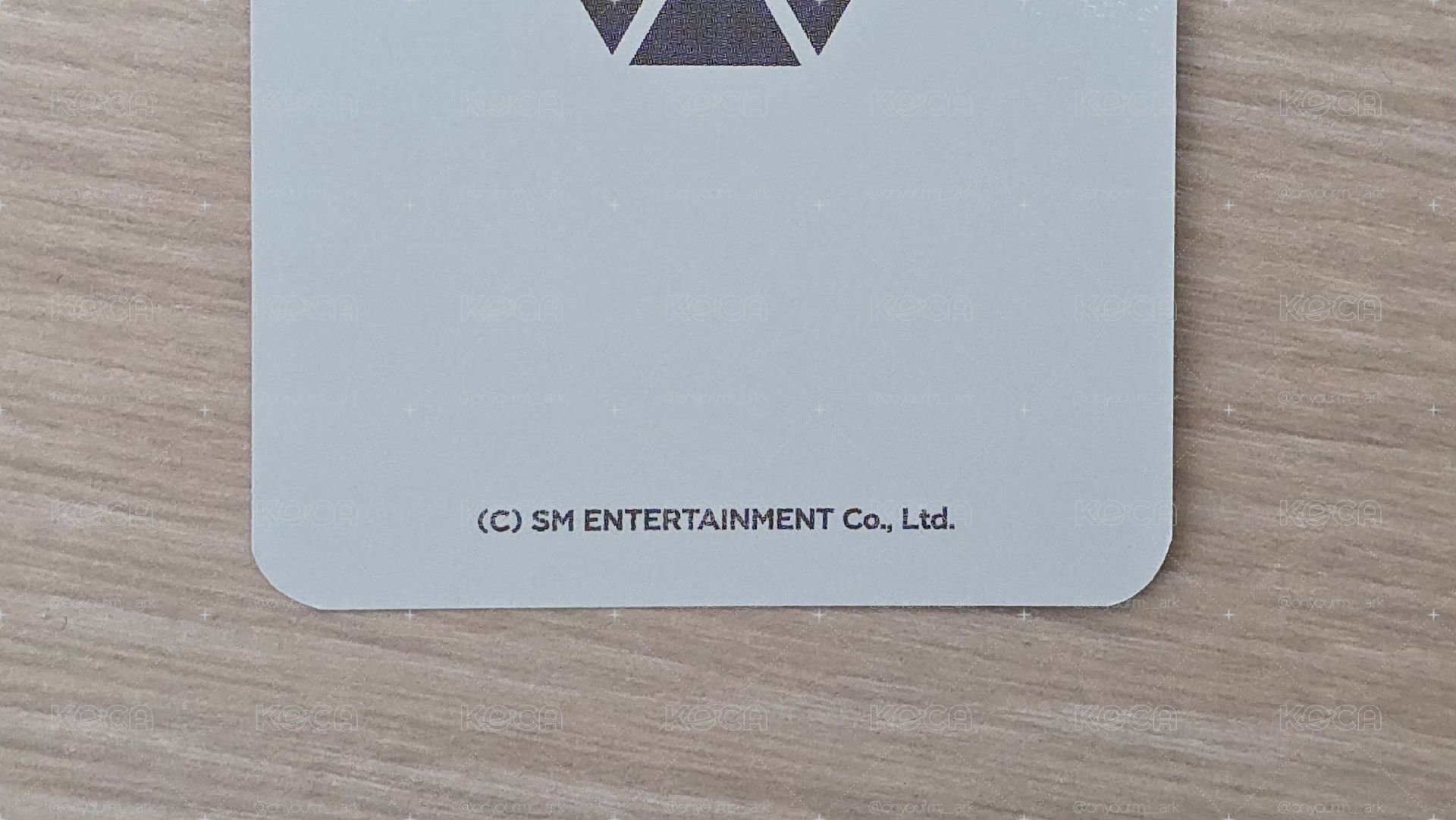 [Suho] 愛麗棒三代 周邊卡 手燈卡