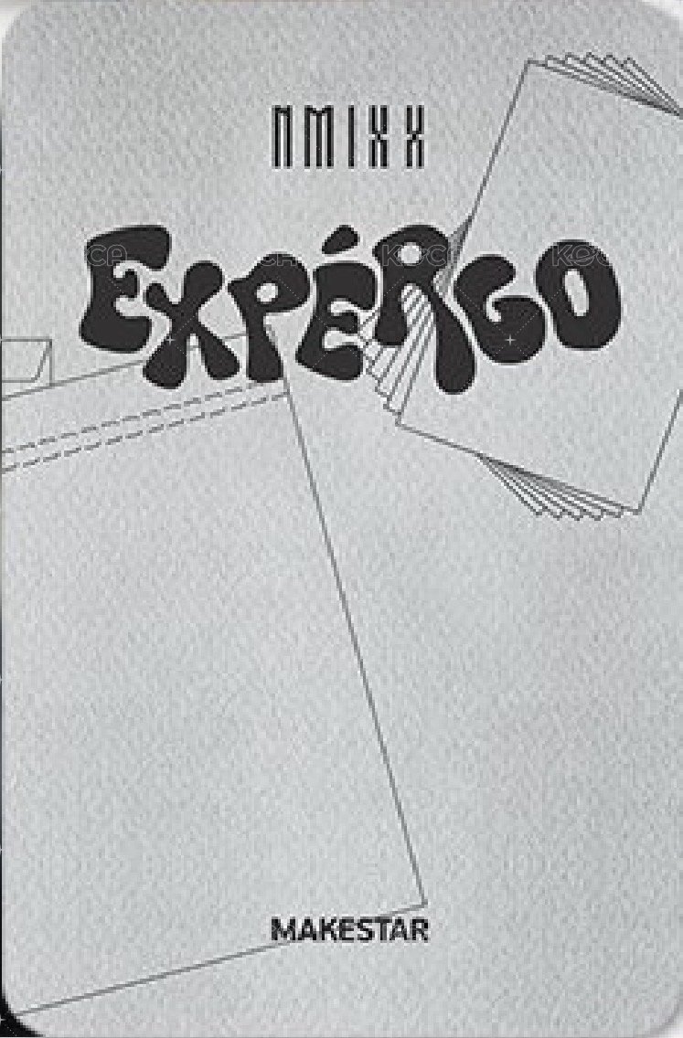 expérgo ms 預售 特典卡  背面