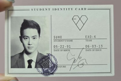 XOXO專卡 SUHO 俊勉
