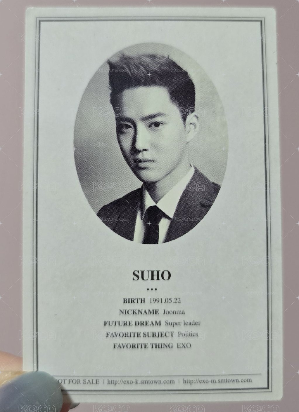 XOXO專卡 SUHO 俊勉