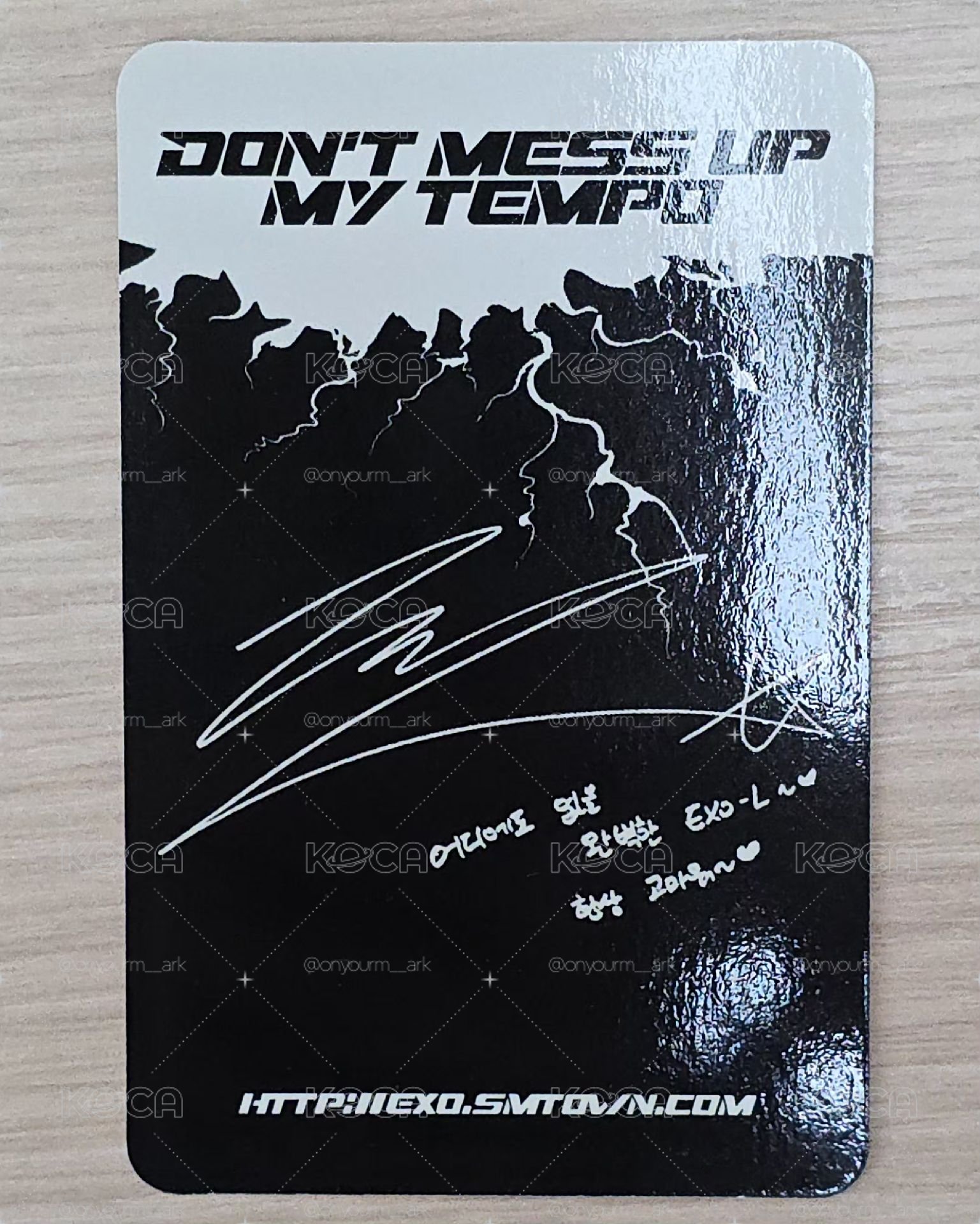 [Chen] Tempo 專輯卡