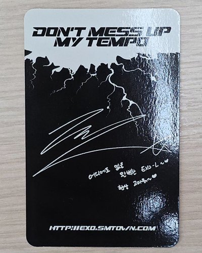 [Chen] Tempo 專輯卡