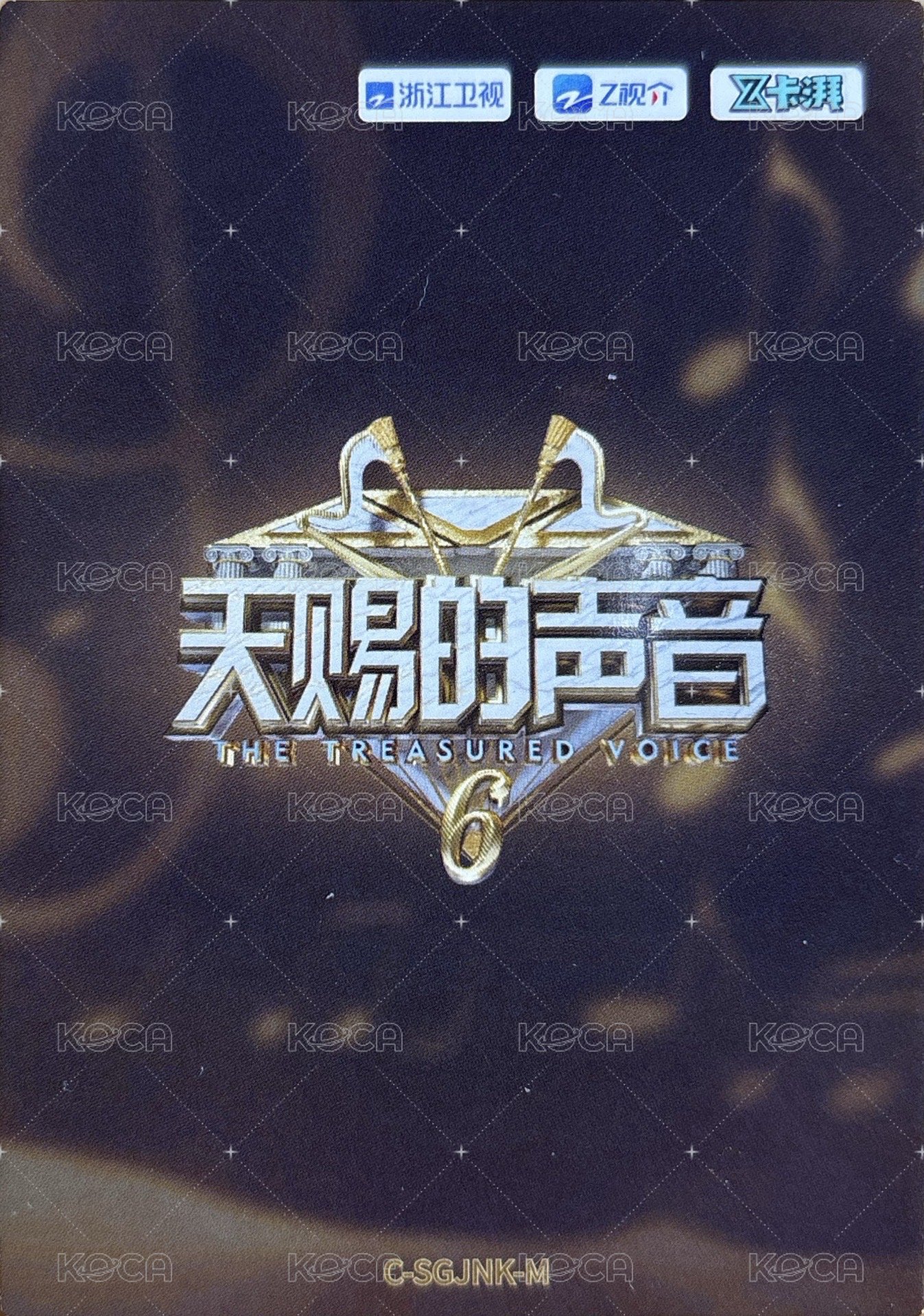 天賜 1.0 謐音包 C 聲光紀念 隨機卡  背面
