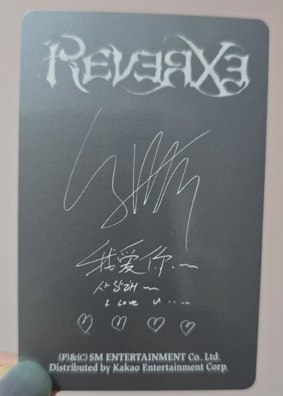 REVERSE big smini 專卡 LAY 張藝興