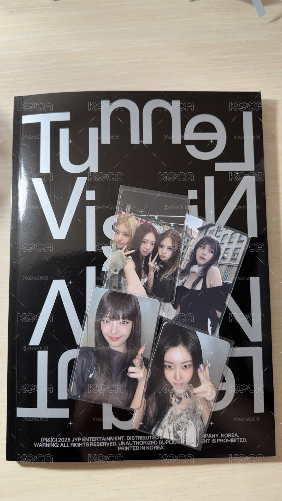 itzy-tunnelvision pb.b版已拆全專