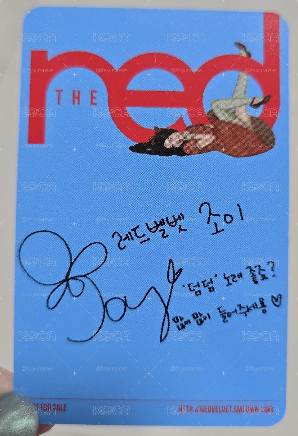 The Red 專輯卡 JOY