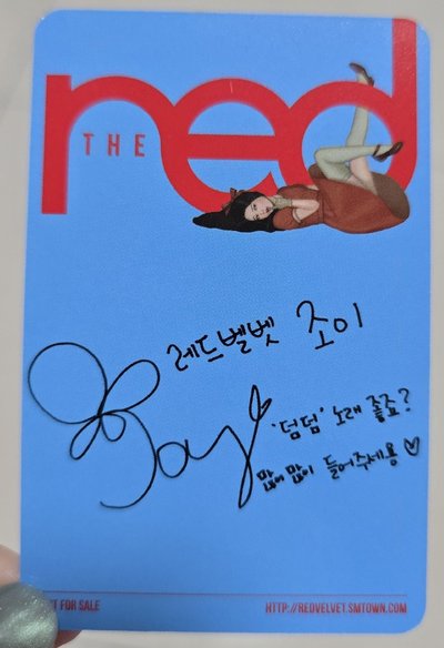 The Red 專輯卡 JOY