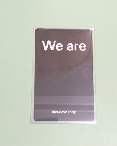 We are wvs 1.0 簽售卡 雨琦