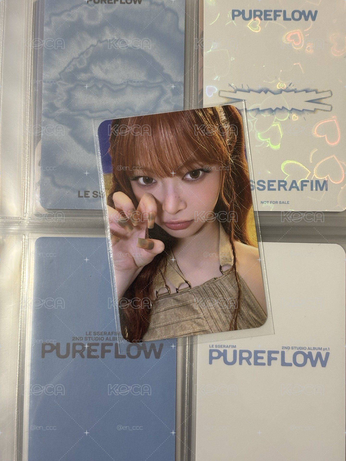 PUREFLOW yes24 單封版特典 貓爪採