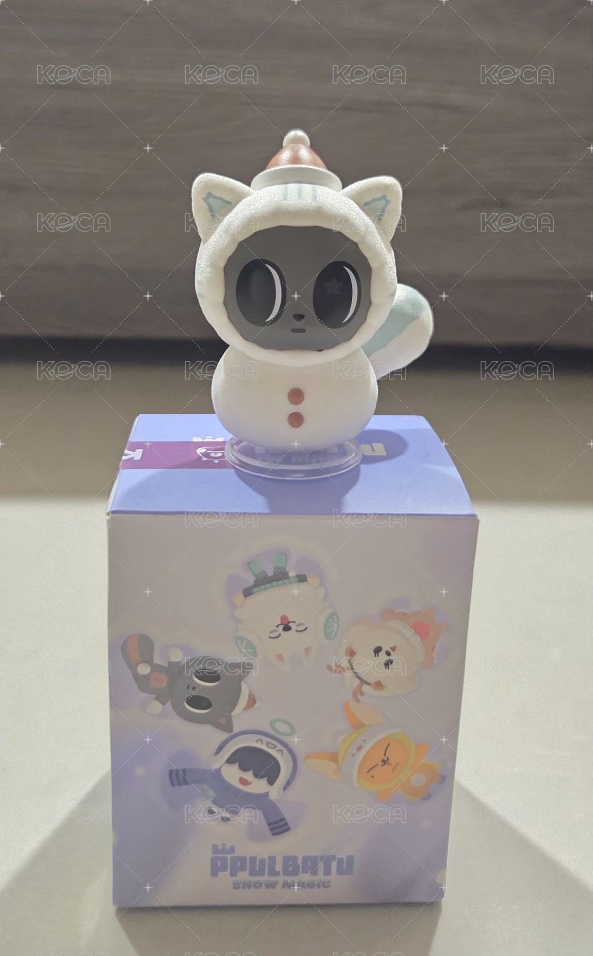 雪人松喵植絨公仔(有原盒)